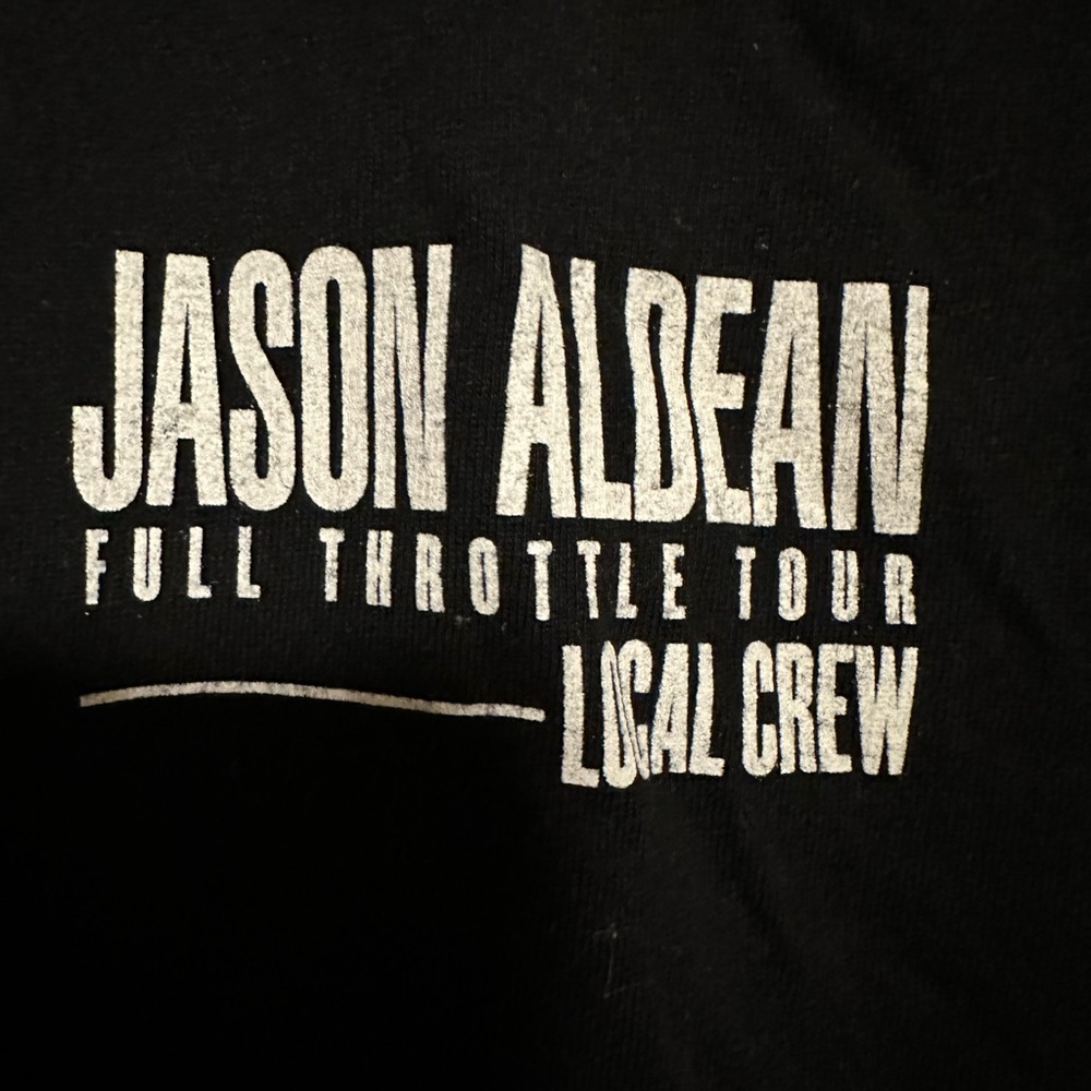 NWOT 2025 Jason Aldean Local Crew Tee